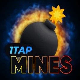 1Tap Mines logo by Turbo Games Harry Casino