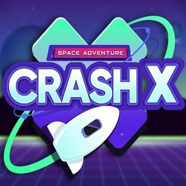 Crash X logo – Casino Games by Turbo Games at Harry Casino