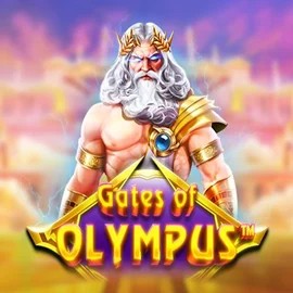 Gates of Olympus online game logo by Pragmatic Play on harryycasino.co.uk