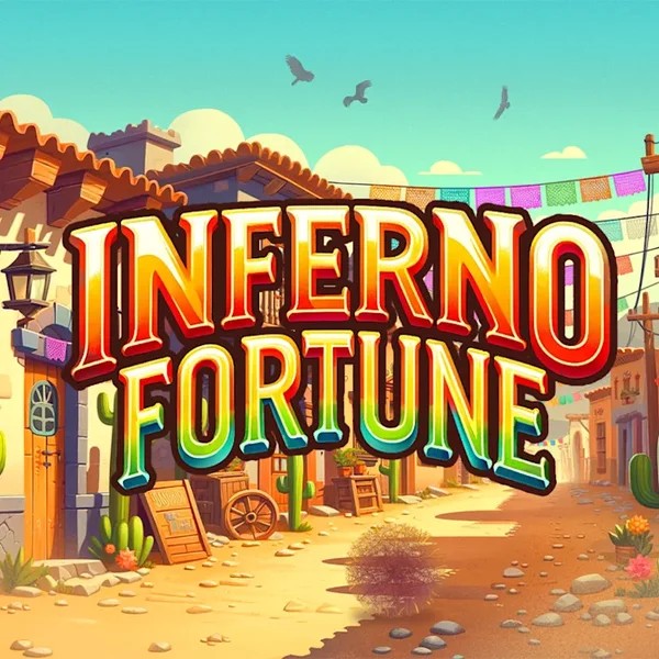 Inferno Fortune online game logo by Atomic Slot Lab on harryycasino.co.uk